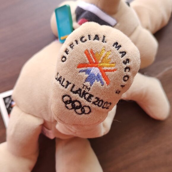 Vintage 2002 Salt Lake City Olympics Cooper The Coyote Plush Mascot - Picture 6 of 7